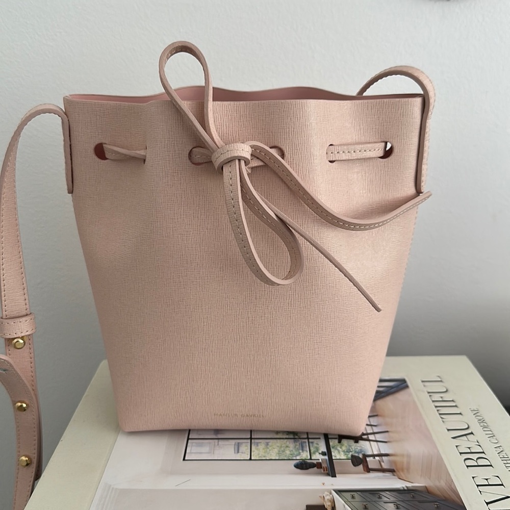 Like New Mansur Gavriel Mini Bucket Bag